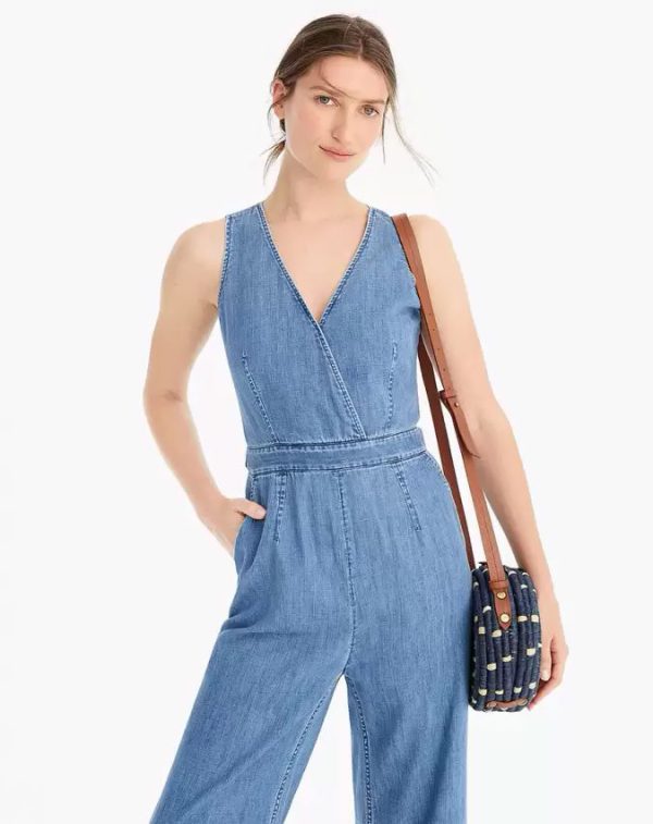 Tailored Indigo Jumpsuit